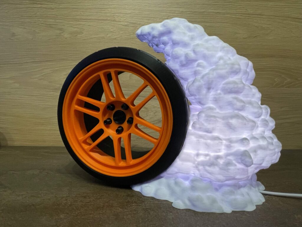 Burnout stiilis LED dekoratiivlamp