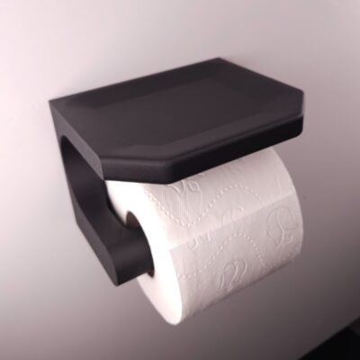 WC-paberi hoidik riiuliga